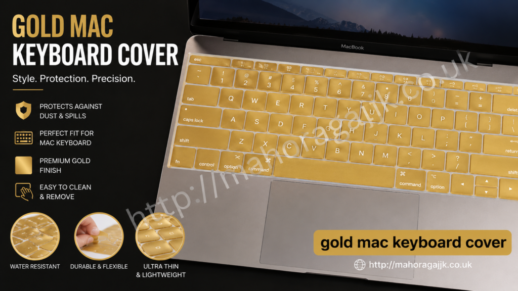 gold mac keyboard cover